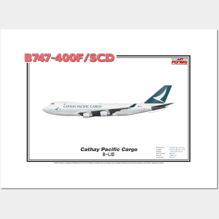 Boeing B747-400F/SCD - Cathay Pacific Cargo (Art Print) Posters and Art
